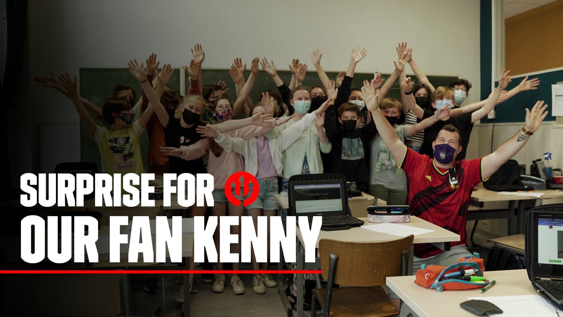 Big suprise for our fan Kenny | #REDDEVILS | EURO2020